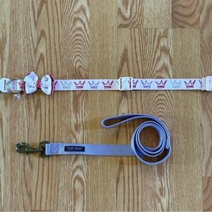 Top Paw Princess Collar & Purple Leash